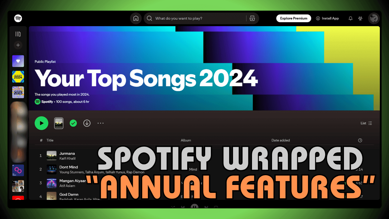 Spotify Wrapped Annual Feature