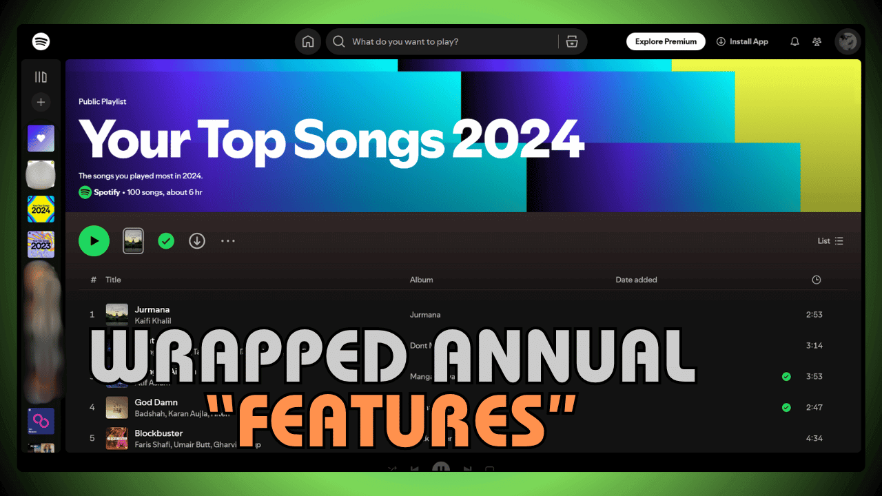 Wrapped Annual Features
