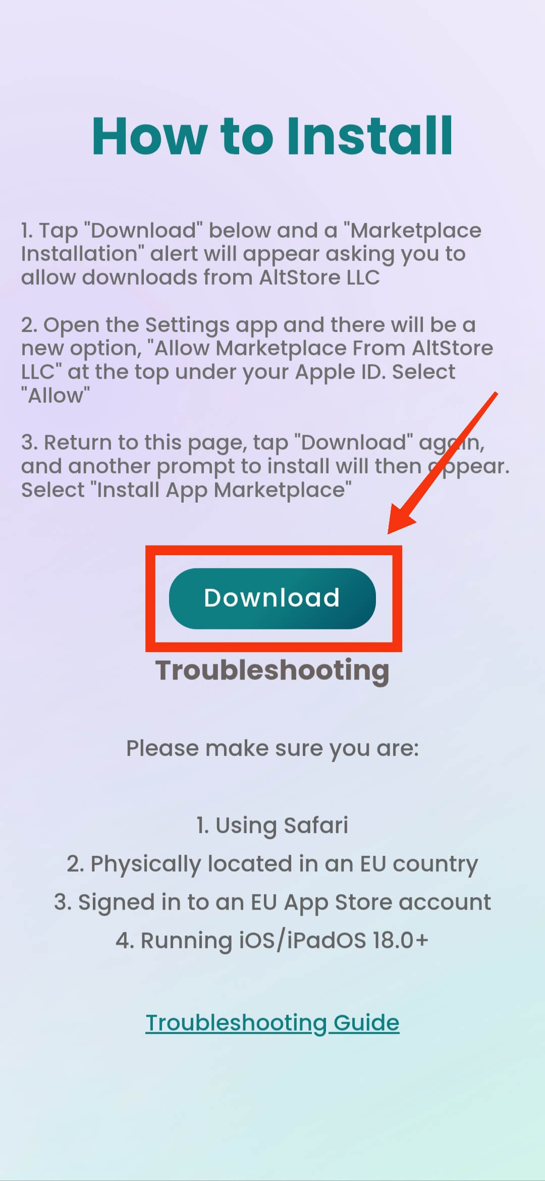 Download AltStore Application