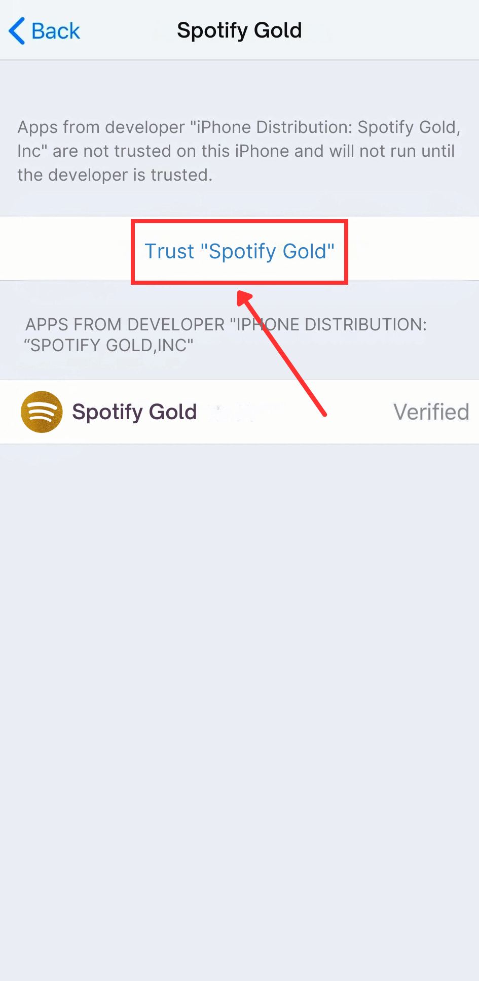 Trust Developer Certificate